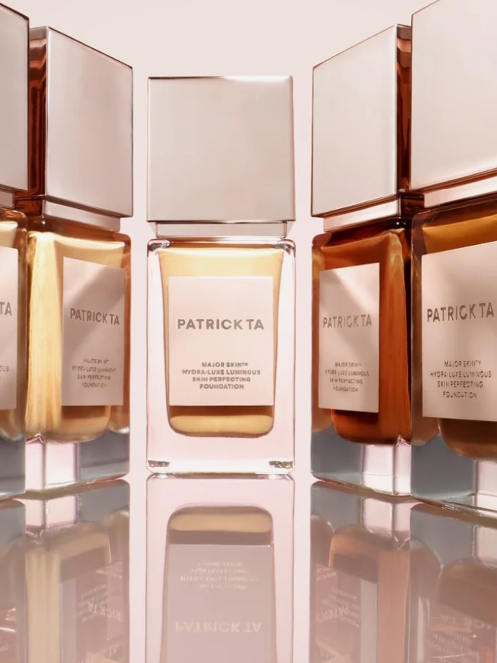 Patrick Ta Major Skin Hydra-Luxe Luminous Perfecting Foundation from 13 shades